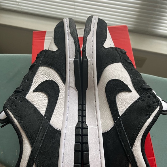 Nike Dunk Low Black and White Sneakers - Picture 7 of 8